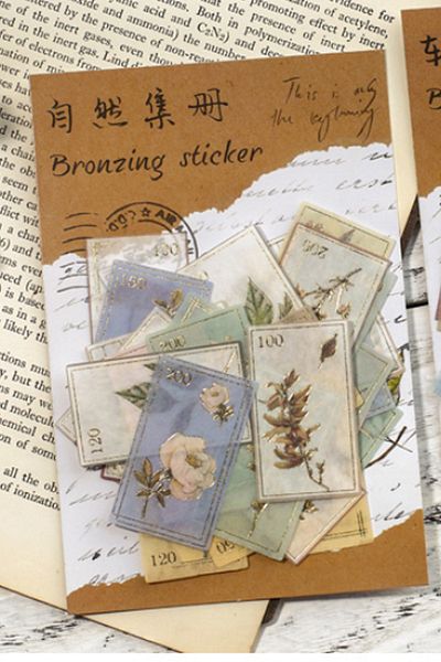 Vox Art Journal Sticker 40 Pieces - Retro Gilded