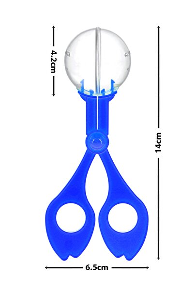 piapolya Çocuklar Için Balon Makas | Aktarma Makası | Lacivert