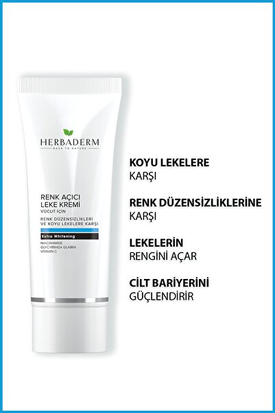 Herbaderm Renk Açıcı Leke Kremi (vücut Için) 60 ml X2