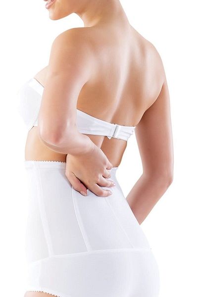 Cecimer 2824 Corset cu sârmă cu talie înaltă, alb, mărime redusă 1