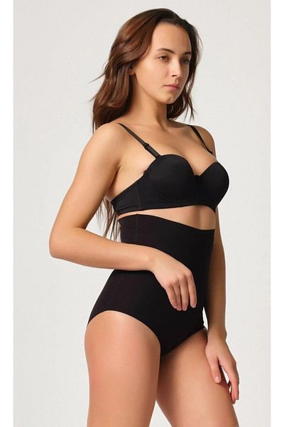 Cecimer Women's Laser Cut Corset Panties Reducing 1 Size