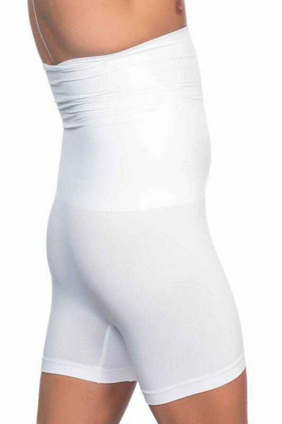 Cecimer Men's Seamless Double Layer Boxer Corset, Reduced by 1 Size E1005