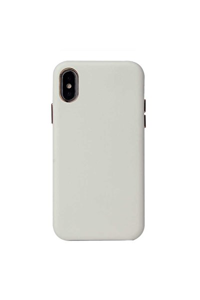 Iphone X Kılıf Eyzi Kadife Iç Yüzey Suni Deri Kılıf