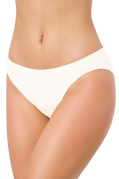 Cecimer Women's White Seamless Slip, Size Down 1 Size Emy-3001