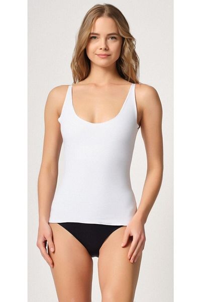 Cecimer Women's Double Cotton Corset Undershirt, Size Down 1 Size 2818