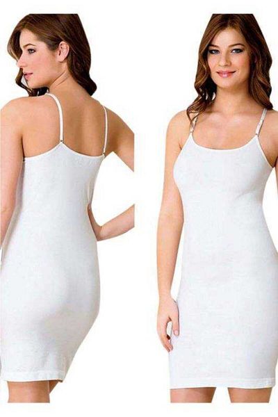 Cecimer Women's Beige Corset Compressor Dress 5050, Decreasing 1 Size