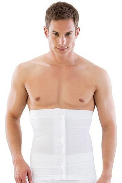 Cecimer Corset cu talie albă pentru bărbați, cu dimensiuni 1, E1004