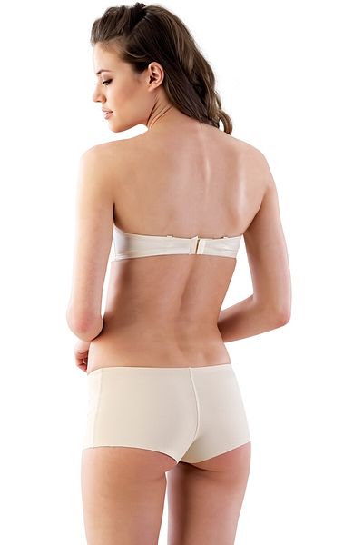 Cecimer Corset boxer alb tăiat cu laser pentru damă, mărime în jos 1 mărime