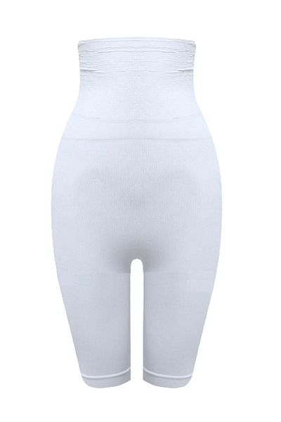 Cecimer Corset boxer cu două straturi, alb, cu picior lung, în jos, mărime 1, 2044