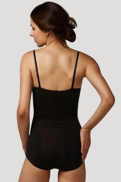 Cecimer Seamless Slip Length Corset, Decreasing 1 Size, Black 2012