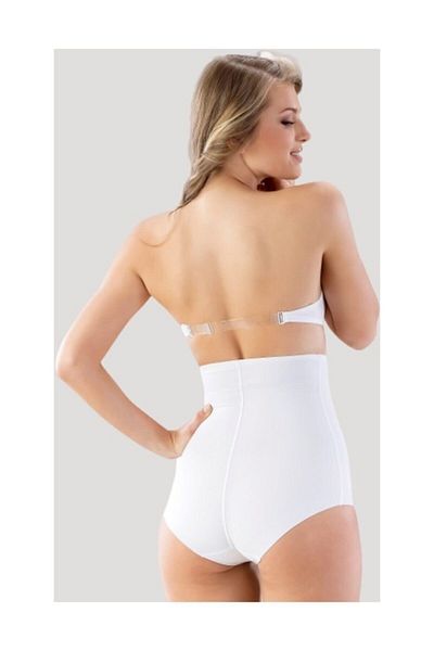 Cecimer 2813 Model 1 Mărime No Trace Gathering Corset Slip Alb