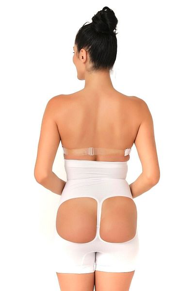 Cecimer Corset boxer cu talie înaltă fără sudură, cu dimensiuni reduse