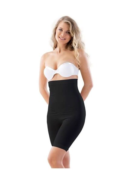 Cecimer 1 Reduktor veličine 2006 Bez šavova Duge nogavice Korzet crni