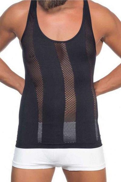 Cecimer 1009 Men's Perforated Athlete Corset, Reducing 1 Size