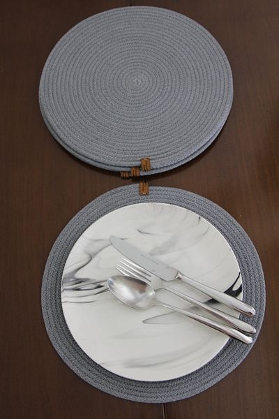 Hediyeninellitonu 4 placemats, plate set, plate coaster, runner