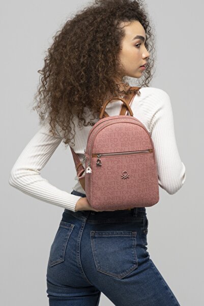 United Colors of Benetton Γυναικείο σακίδιο πλάτης Benetton Rose-tan Bnt824