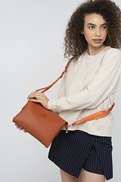 United Colors of Benetton Geantă crossbody pentru femei Benetton, crem, Bnt878