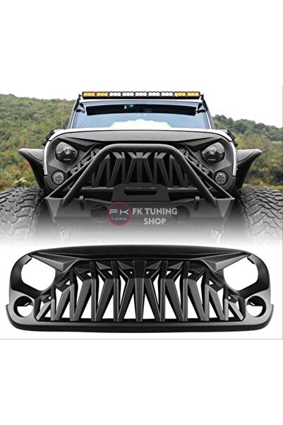 Jeep Wrangler Jk Shark Ön Panjur 2007-2017 Uyumlu