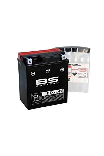 BS Battery Motostart Bsbtx7l-bs Yamaha Xmax 300 Ytx7l-bs Motosiklet Akü