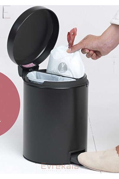 Brabantia Evrekala Black Trash Can 2 Compartments New 2*2 Lt Trash Can