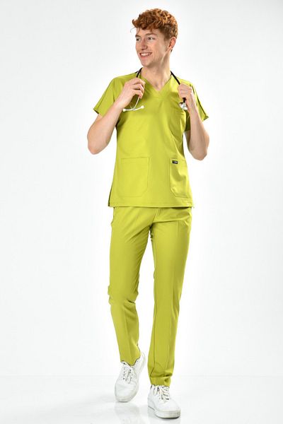 Owlet Medikal Σετ χειρουργικής φανέλας Lycra Lime Green