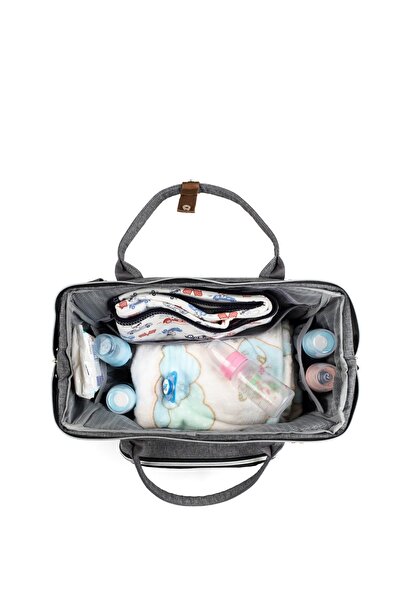 Sahra Elegance Thermal Compartment Mother Baby Care 2-Piece Shoulder and Backpack Set (pdf Annebebek Diary Gift)