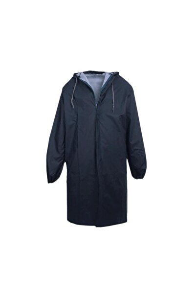 DrMia PVC Raincoat Work Safety Raincoat Top Coat Size Navy Blue