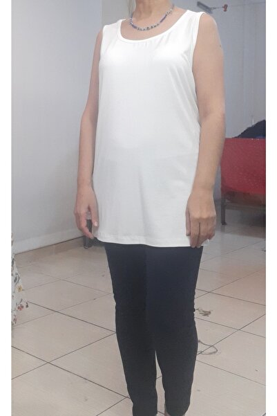 Mertcan Butik Off White (EKRU) Combed Cotton Viscose T-Shirt