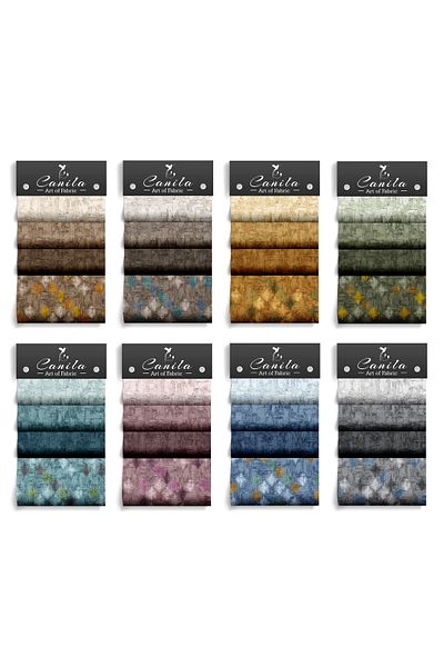 CANİLA Digital Printed Upholstery Sofa Fabric, Throw Pillow, Cushion Covering. Premium Fabric