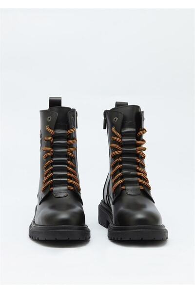 Harley Davidson Thar Black Deri Erkek Bot