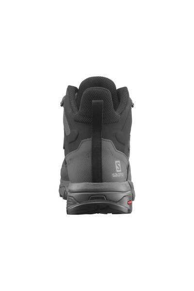 Salomon 413834 حذاء X Ultra 4 Mid Gtx أسود/مغناطيسي/أزرق لؤلؤي للرجال للاستخدام الخارجي