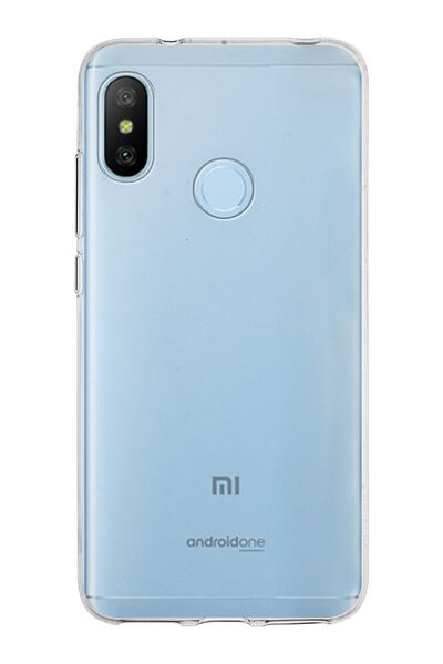 CaseWorld Xiaomi Mi A2 Lite Kapak 1mm Şeffaf Silikon Kılıf