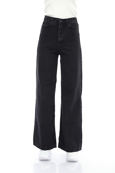 Trn JNS 90's Lycra Super High Waist Loose Jeans Palazzo Παντελόνι