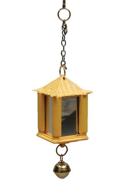 AquaHome Mirrored Lantern Bird Toy in Different Colors