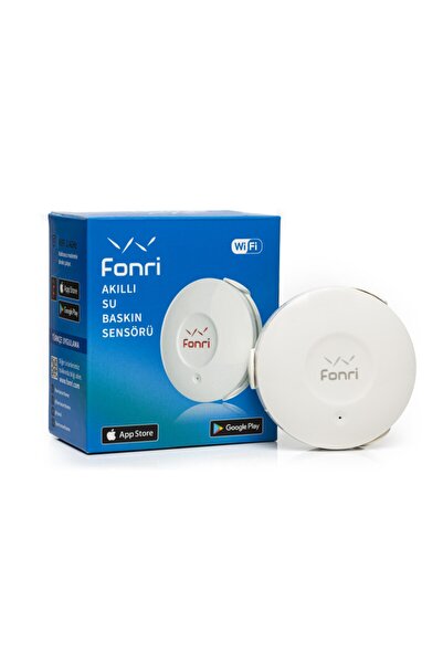 Fonri Akıllı Kablosuz Su Baskını Sensörü, Wifi Destekli