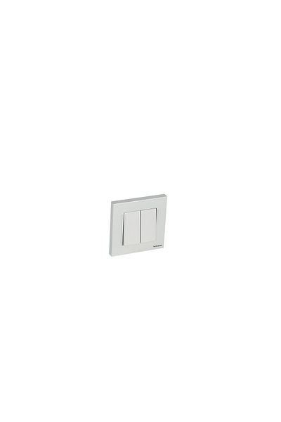 Netelsan Byobu Bright Silver Dual Switch Commutator - Framed