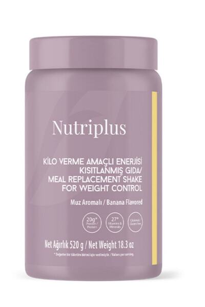Farmasi Nutriplus Shake Muz Aromalı 520 Gr