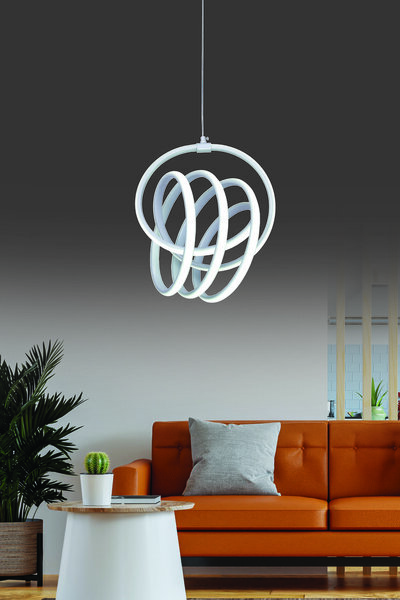 Trendylight Yay 40w Yüksek Işıklı Ledli Modern Led Avize 30 Cm