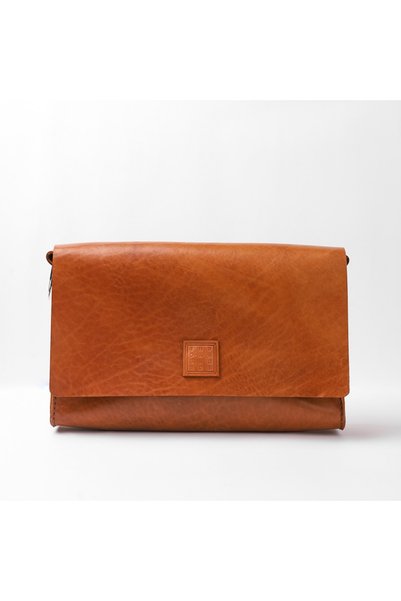 YOURHANDBAGS Taba Deri Candy Çanta