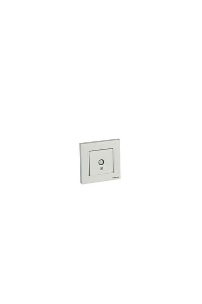 Netelsan Byobu Bright Silver Satellite Socket Framed with F Connector