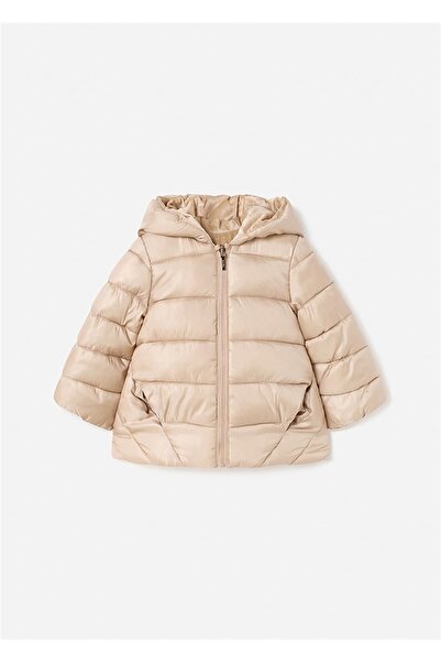MAYORAL معطف طفلة على الوجهين بيج 2436