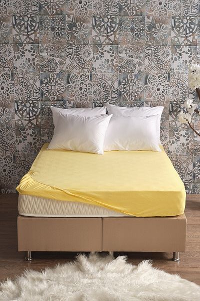 Miabella Home Single Combed Cotton Elastic Sheet |   100X200 Mattress Compatible, Soft Textured