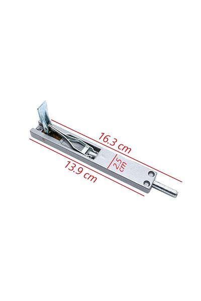 ŞENEL Yapı Market Aluminum Recessed Chopping Door Latch Lower Locking Short Type