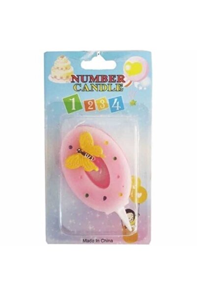 Partioutlet 0 Rakam Pembe Kelebekli Pasta Mumu