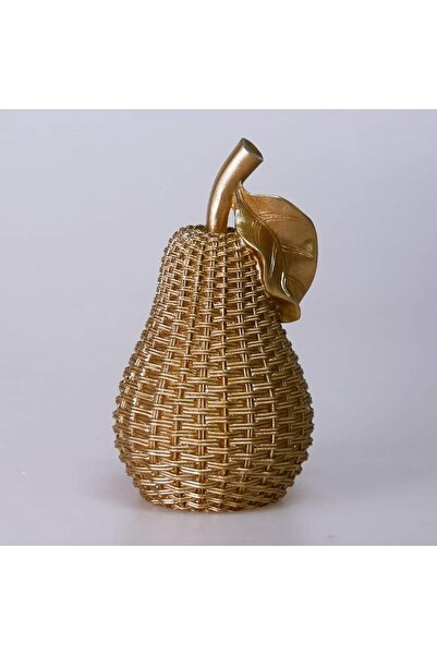 ERVAX Biblo Dekorasyon Ofis Ev Dekor Siyah Armut 2 Li