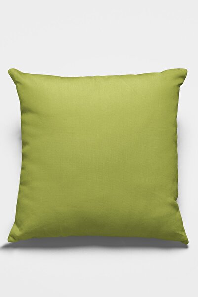 RugViva Husă de pernă verde simplă, tapițerie din pene thailandeze, țesătură ...