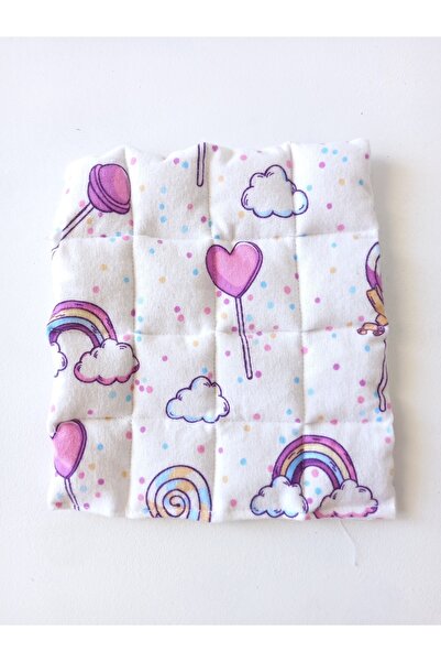 DAS YÜN Yıkanmamış Koyun Yünü Dolgulu Şeker Bebek Sırt-karın-göğüs Bezi (20cm...