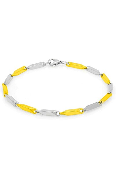 TREND COLLECTİON الذهب والفضة سوار الصلب للرجال