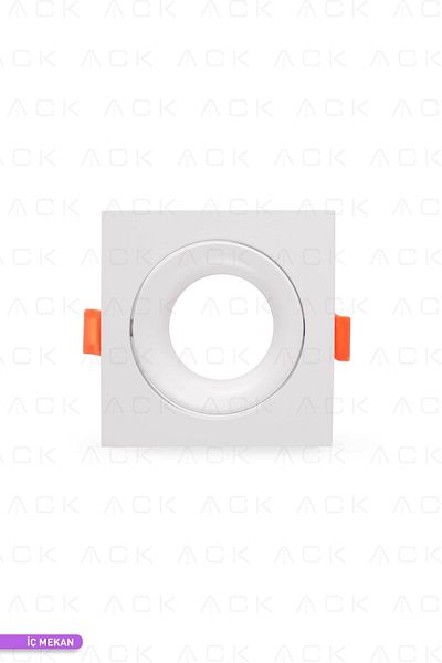ACK Terra Aluminum Modular Spotlight Fixture Square White