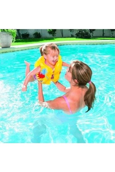 BESTWAY 32069 Tropical Patterned Swimming Sea Life Vest 3-6 Years 41x30 Cm / 16"x12
